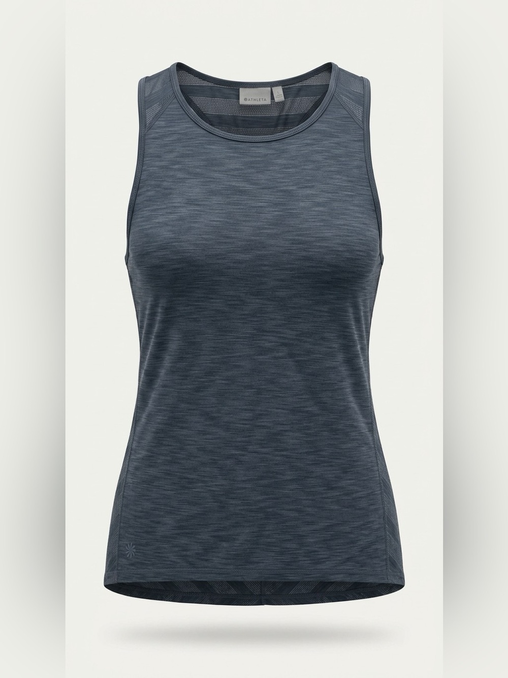 ATHLETA Women's Dark Slate Heather Performance Tank Top